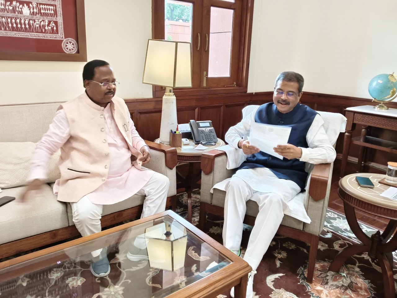 A big step towards opening a Kendriya Vidyalaya in Ramanujganj, positive conversation with the Education Minister