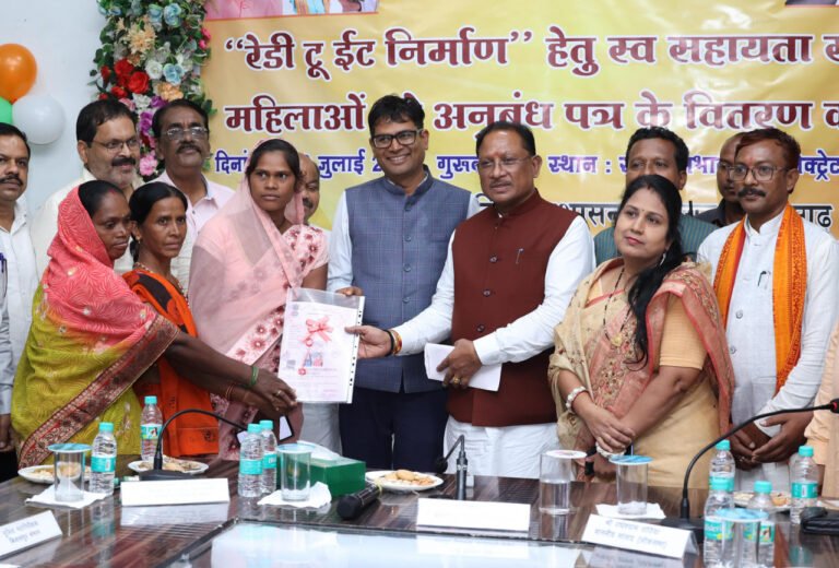 Women groups got the responsibility of making "Ready-to-Eat", the initiative started from Raigarh