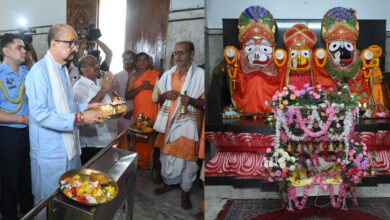 Photo of राज्यपाल रमेन डेका ने किया भगवान जगन्नाथ के दर्शन