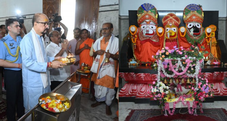 Governor Ramen Deka visited Lord Jagannath