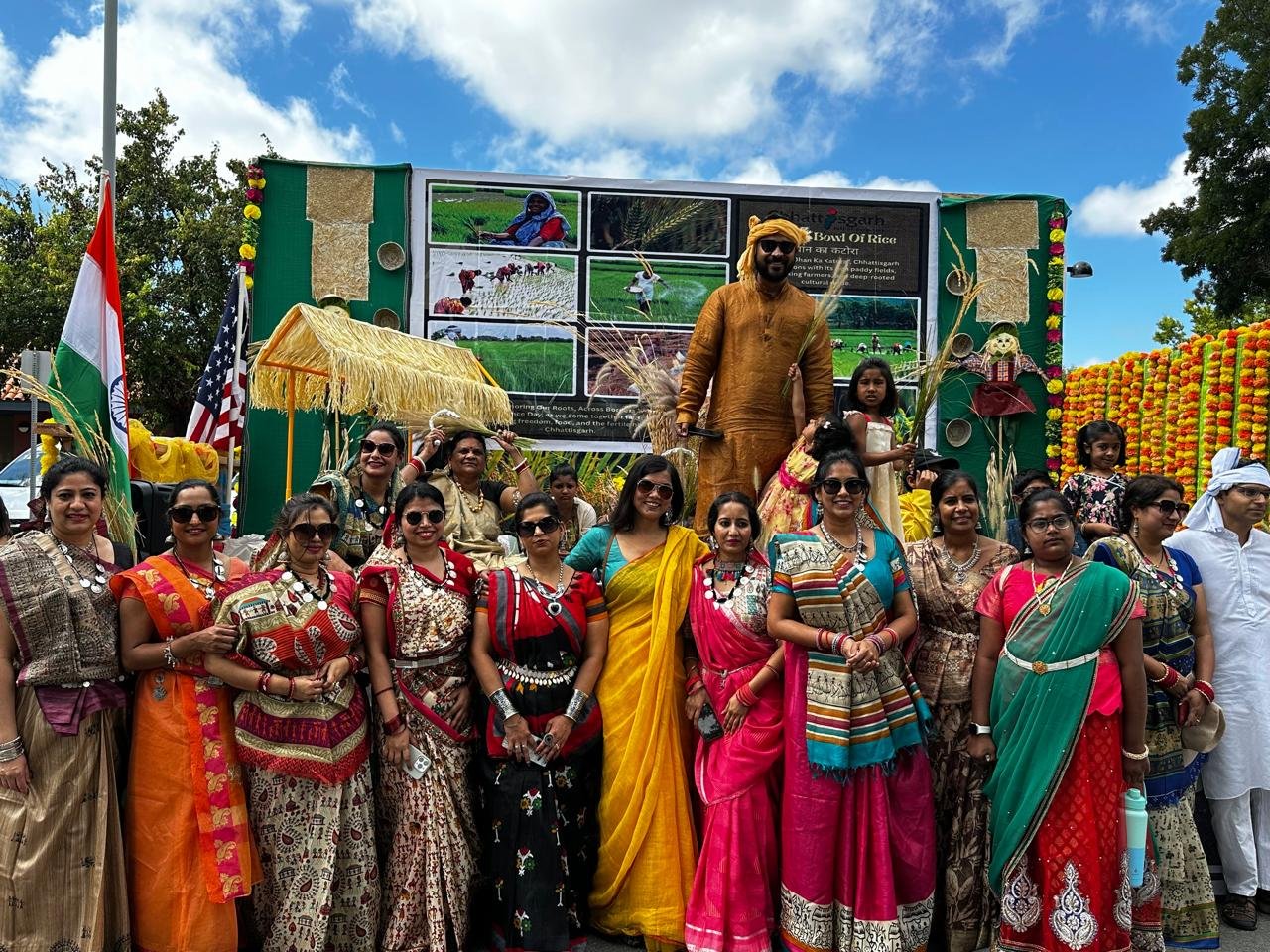 North America resonated with the chimes of Chhattisgarhi culture at the India Day Parade 2025