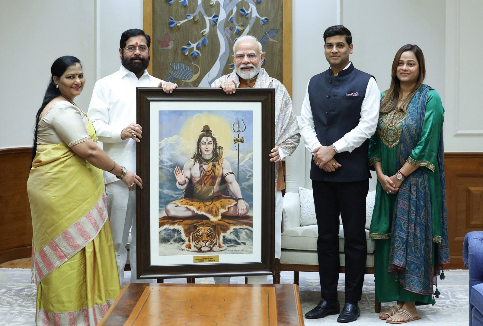 Grandfather Modi should bring fighter plane to Baba - Eknath Shinde's grandson's innocent demand, PM Modi also smiled