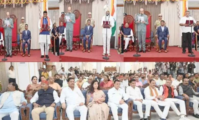 छत्तीसगढ़ में साय सरकार का नया अध्याय: तीन नए चेहरों के साथ मंत्रिमंडल का विस्तार, कई वरिष्ठों ने बनाई दूरी 1 New chapter of Sai government in Chhattisgarh: Cabinet expanded with three new faces, many seniors distanced themselves