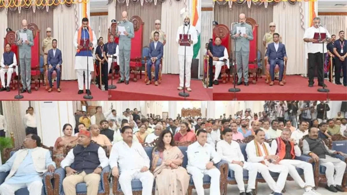 New chapter of Sai government in Chhattisgarh: Cabinet expanded with three new faces, many seniors distanced themselves