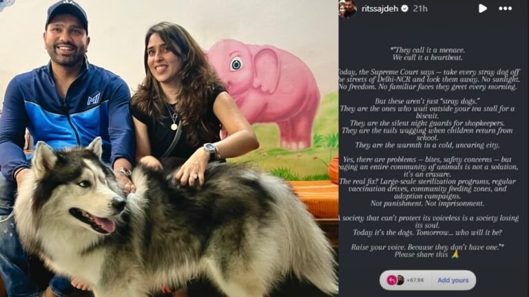 Ritika Sajdeh's anger on Supreme Court's decision: 'Today there are dogs, who will be tomorrow?'