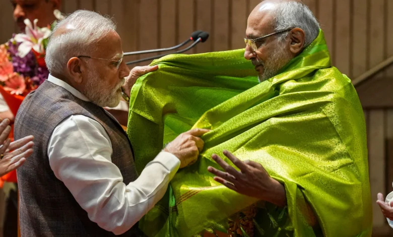 CP Radhakrishnan became the new Vice President of the country, rift in the opposition was clearly visible
