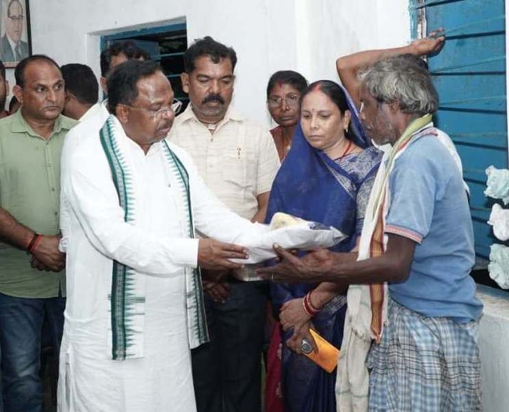 Devastation due to breaking of Lutti dam, Agriculture Minister arrived, victims got compensation