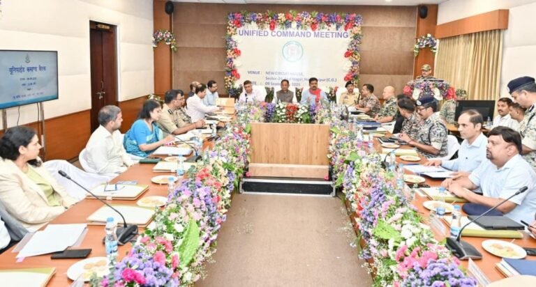 Important meeting of Unified Command chaired by CM Vishnu Dev Sai