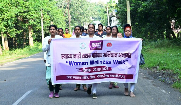 Women Wellness Walk organised with the message of "Healthy Women, Strong Family"