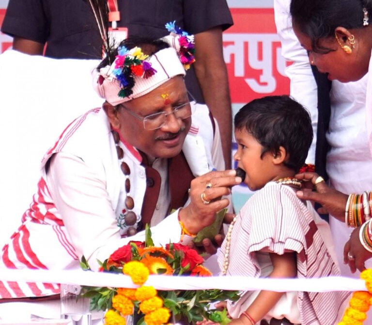 Emotional and cordial expression of Chief Minister Vishnudev Sai at the Nuakhai ceremony of Dhurva community