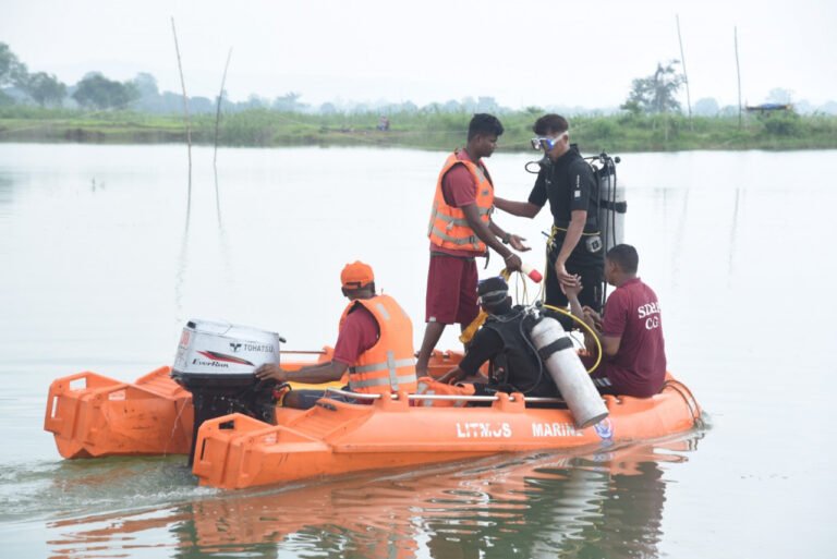 State level flood relief mock drill held in Surguja, practical preparation for rescue operations