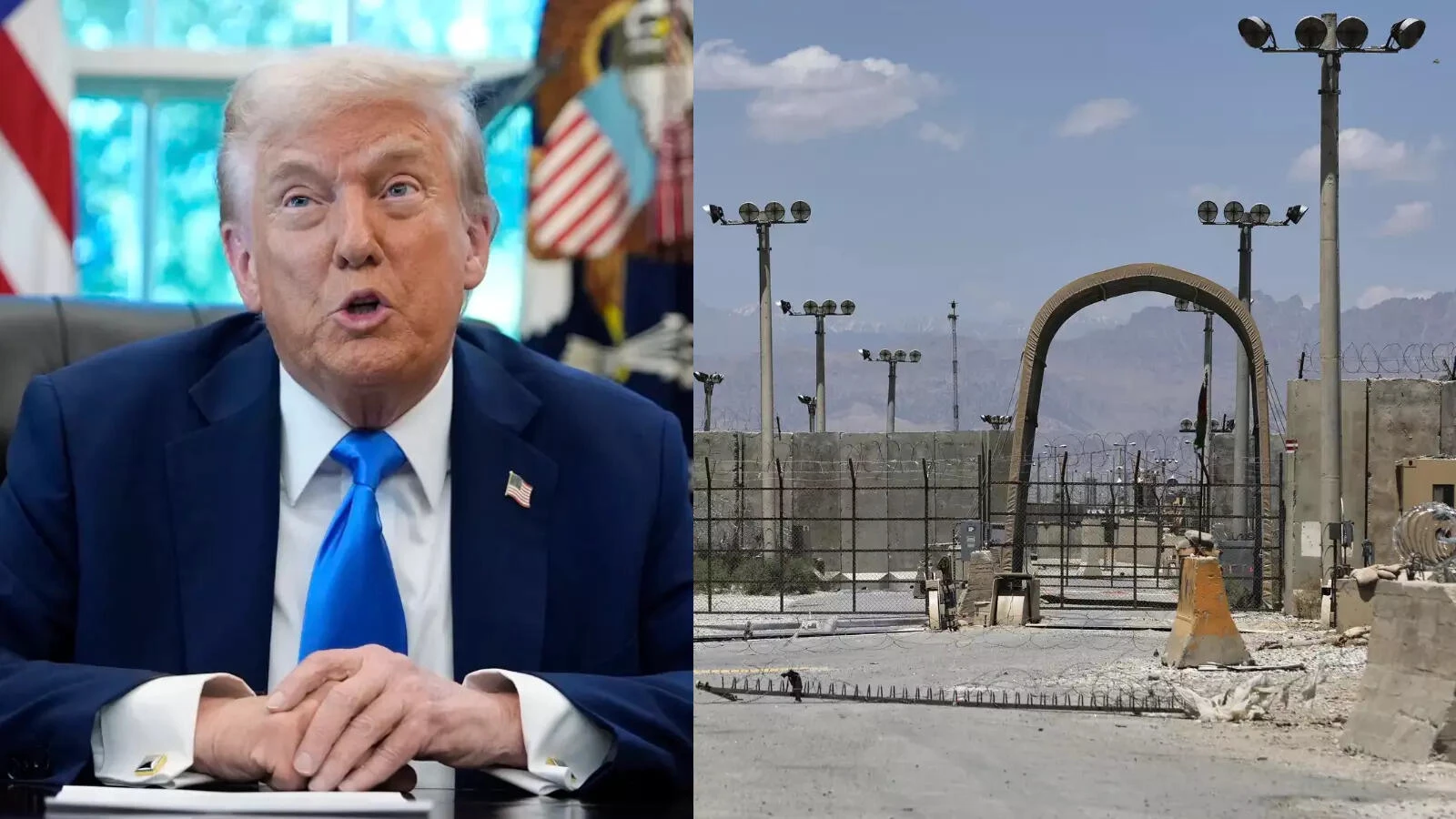 Trump makes a major claim regarding Bagram Airbase – openly threatens the Taliban, saying, "If you don't hand it over, you'll face the consequences."