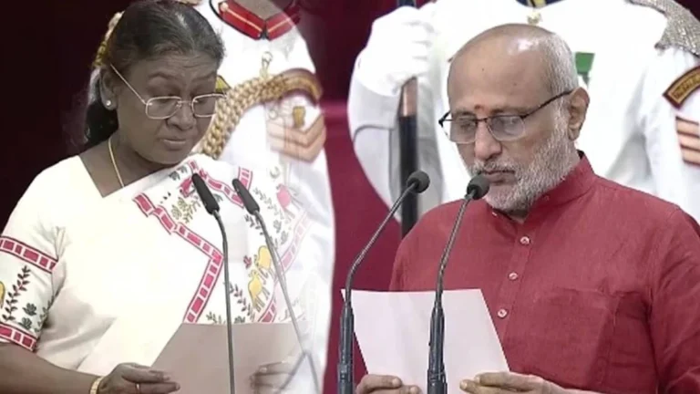 The country got a new Vice President: CP Radhakrishnan took charge