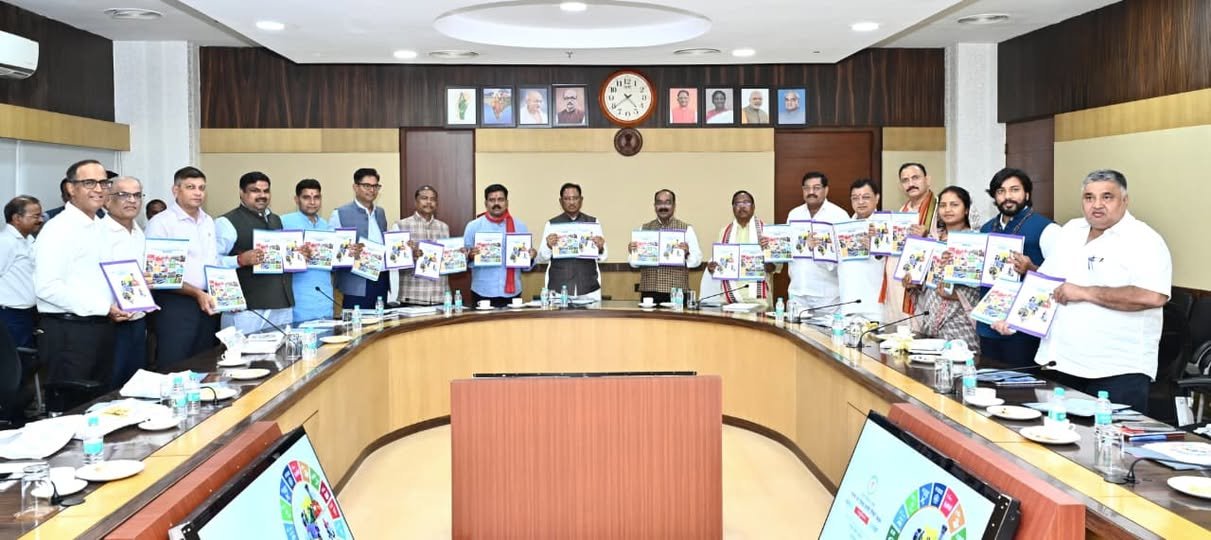 Grand release of 'State and District Progress Report-2024' after the cabinet meeting