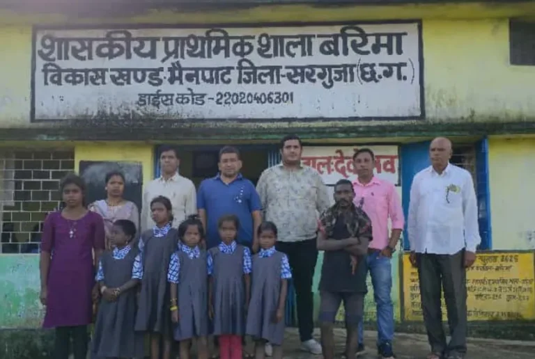 Initiative of the district administration to connect children of special backward tribes with schools.
