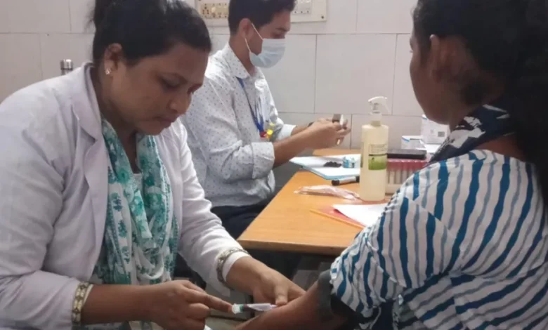 स्वस्थ नारी सशक्त परिवार अभियान' में सिकल सेल रोग की जाँच एवं जागरूकता शिविर आयोजित 1 Sickle cell disease screening and awareness camp organised under 'Healthy Women Empowered Family Campaign'