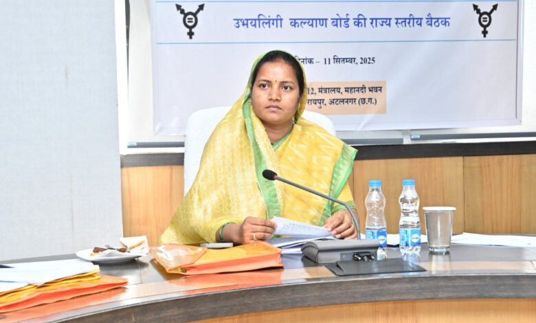 State level meeting of Transgender Welfare Board concluded under the chairmanship of Minister Smt. Laxmi Rajwade