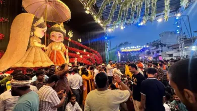 Photo of रायपुर के लाखे नगर में गणेश प्रतिमा को लेकर सियासी गर्माहट, पंडाल के बाहर प्रदर्शन-हंगामा