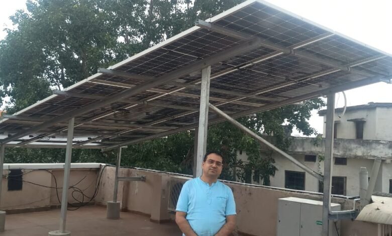 Khairagarh-Chhuikhadan-Gandai district on the path to energy self-sufficiency, installation of solar panels on rooftops begins
