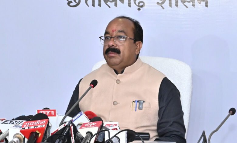 Deputy Chief Minister Arun Sao made a major announcement after the cabinet meeting, giving information about important decisions in a press conference.