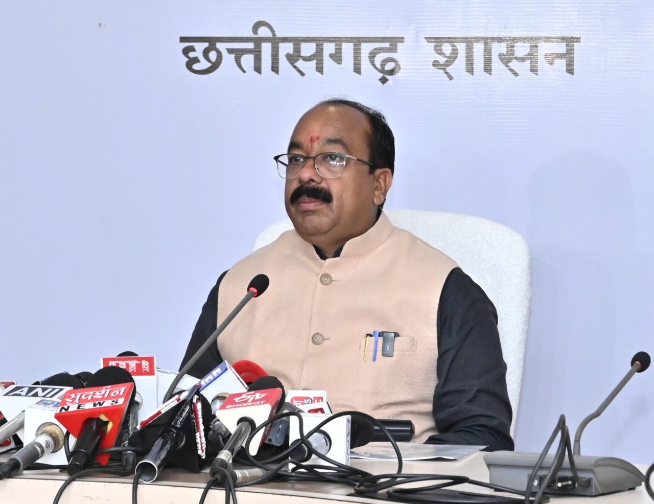 Deputy Chief Minister Arun Sao made a major announcement after the cabinet meeting, giving information about important decisions in a press conference.