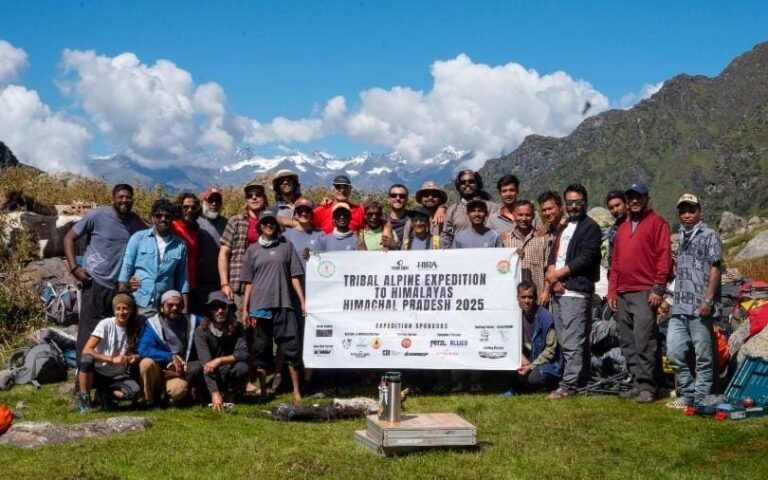 Tribal climbers from Jashpur create history in the Himalayas – open the 'Vishnu Dev Route' on a 5,340-meter-high peak.