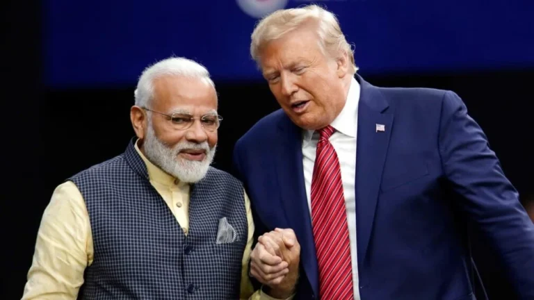 Trump praises Modi with a high star rating!