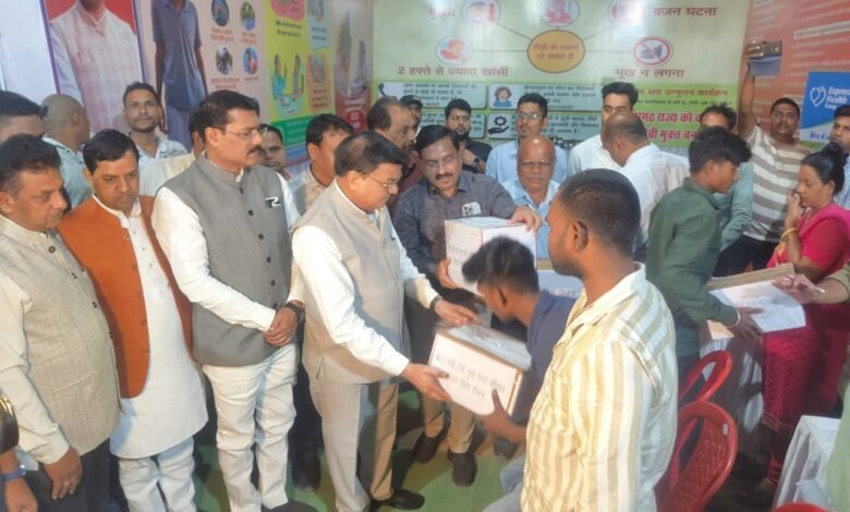 The Health Department is the highlight of the State Festival – an exhibition themed TB-free India, where over 1,000 people underwent health checkups.