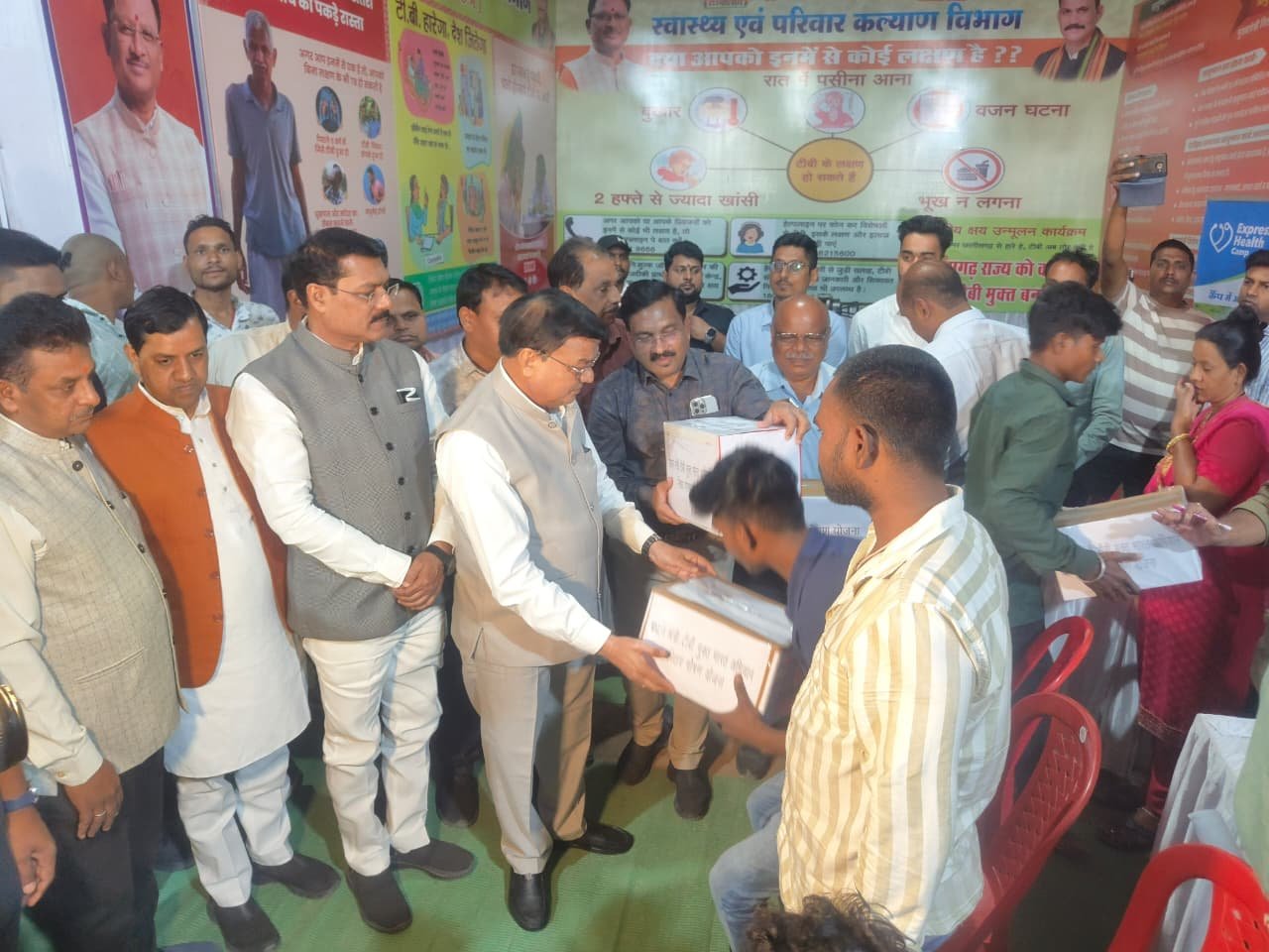 The Health Department is the highlight of the State Festival – an exhibition themed TB-free India, where over 1,000 people underwent health checkups.