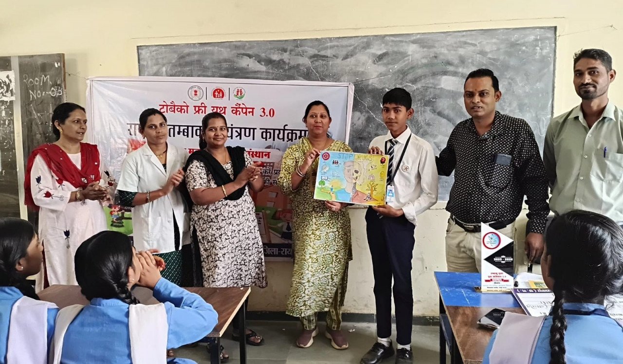 Youth in Chhattisgarh spearhead the “Tobacco Free Mission,” driving both awareness and action.