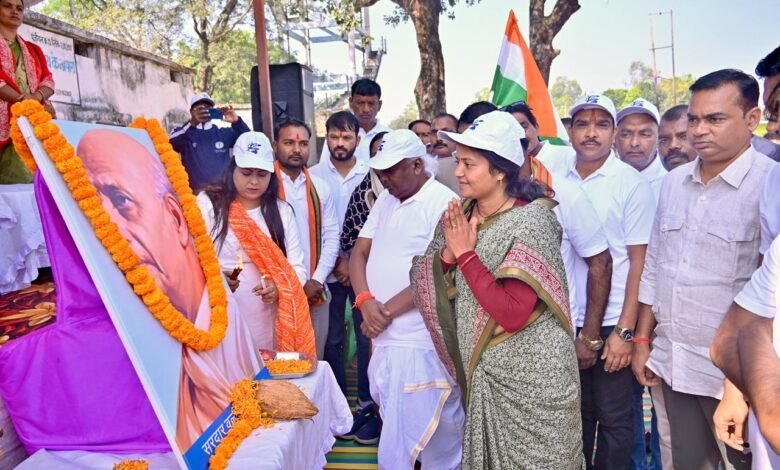 Surajpur painted in the colors of unity: Grand Unity March on the 150th birth anniversary of Iron Man Patel