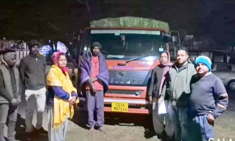 Flying squad takes major action in Kunkuri, seizes 423 sacks of illegal paddy overnight