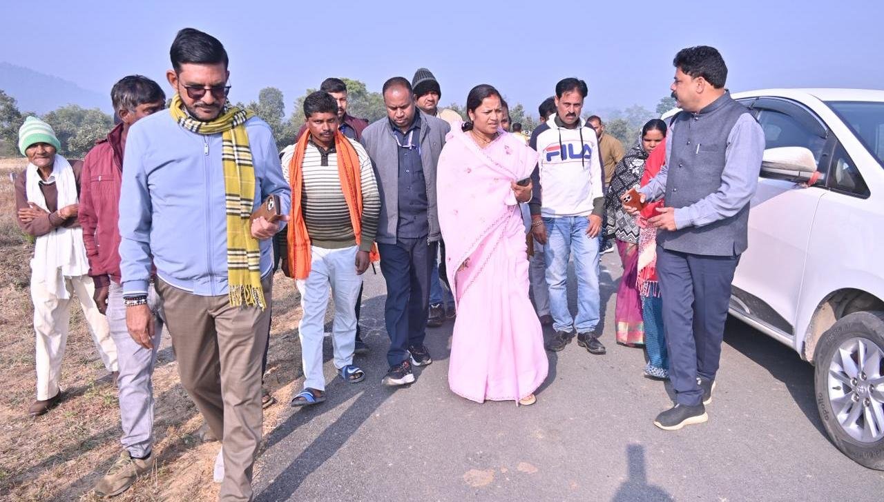 The minister arrived unannounced, became enraged after seeing flaws in the road construction and reprimanded the officials.