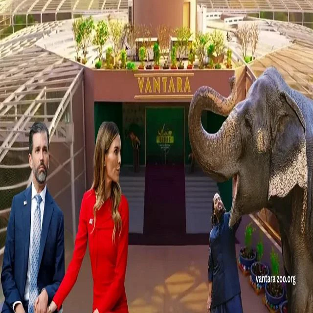 "Wildlife has a better life than me!" — Trump Jr. was surprised to see Vantara