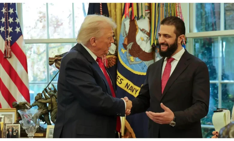 A meeting etched in history: Trump met the Syrian president and a funny moment ensued!