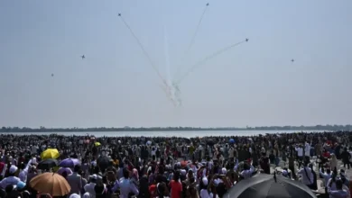 Photo of नवा रायपुर में आसमान में गूंजा ‘जय हिंद’ — सूर्यकिरण टीम ने एयर शो में दिखाया वायु सेना का शौर्य