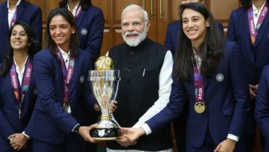 Photo of प्रधानमंत्री मोदी के घर गूंजी भारतीय महिला क्रिकेट टीम की जीत की गूंज