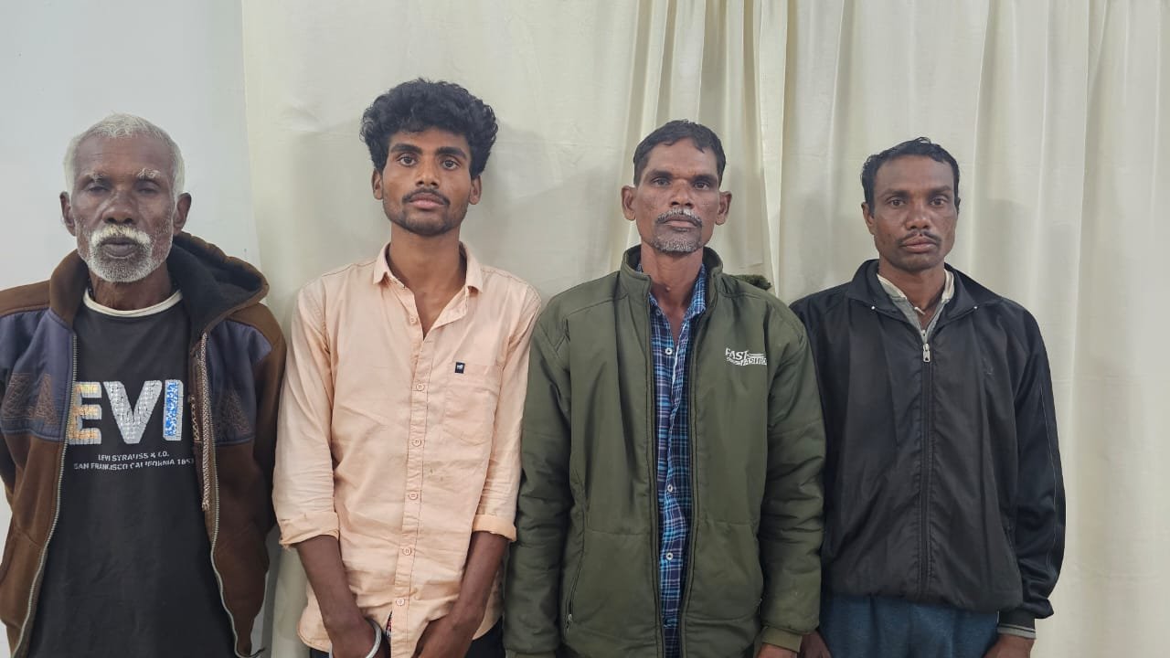 Leopard poaching case exposed in Kanker: Four accused arrested, leopard's severed legs recovered