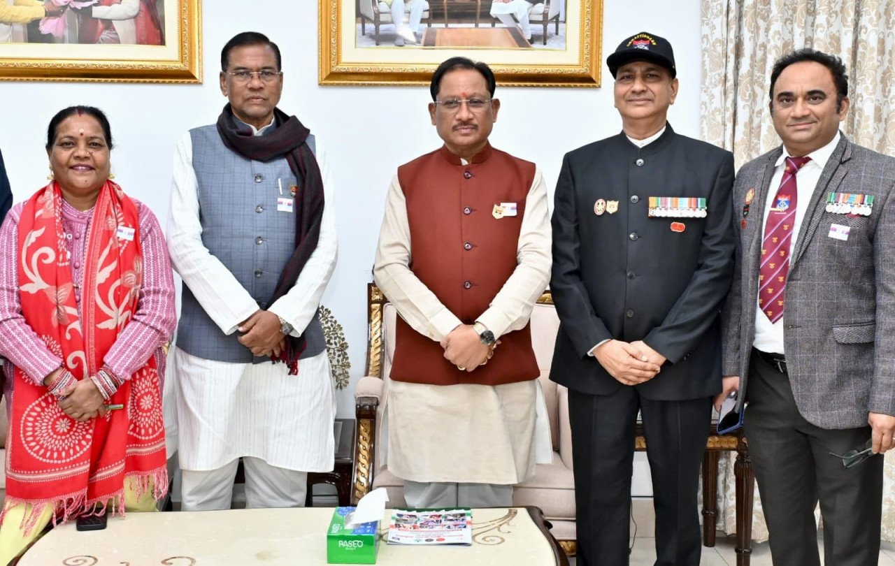 Honoured with Badge of Honour on Armed Forces Flag Day, detailed discussion on military welfare schemes