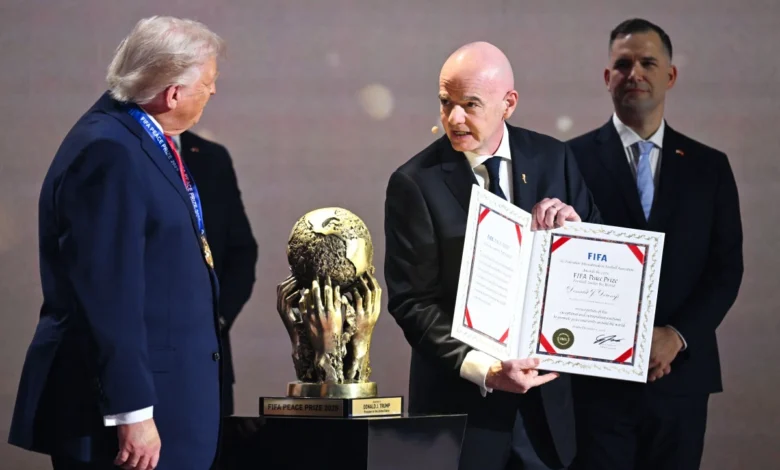 Trump awarded FIFA Peace Prize, special announcement made at World Cup draw