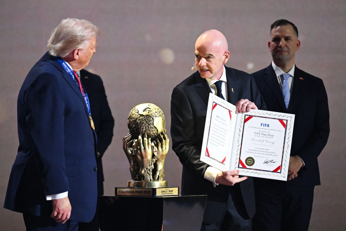 Trump awarded FIFA Peace Prize, special announcement made at World Cup draw