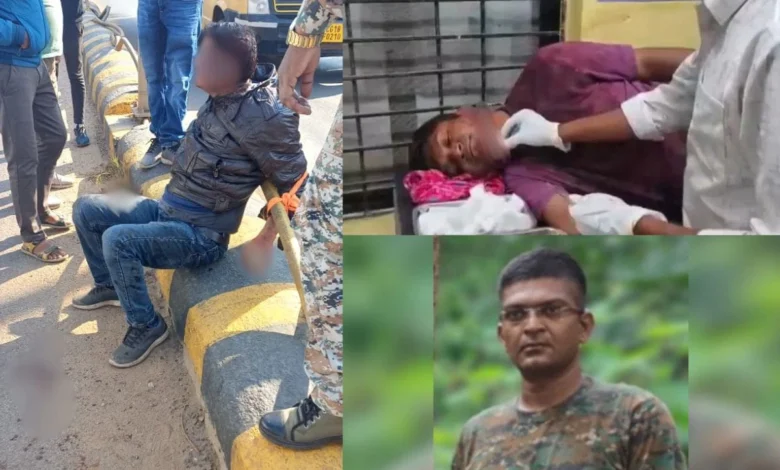 DSP attacked with knife: Woman who filed rape case turns out to be the attacker, retired army man also arrested