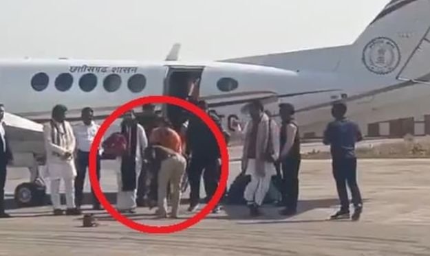 Government plane, viral video, and the dignity of the uniform—Bageshwar Baba's Raipur entry sparks political and administrative storm