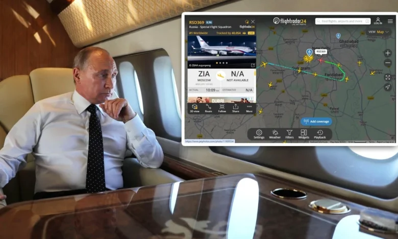 दिल्ली पहुंचते ही पुतिन का विमान बना दुनिया का सबसे ज्यादा ट्रैक किया गया एयरक्राफ्ट 1 Putin's plane becomes the world's most tracked aircraft upon landing in Delhi