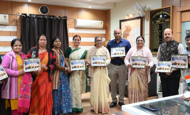 Table Calendar 2026 of Indira Gandhi Agricultural University released, glimpse of academic achievements