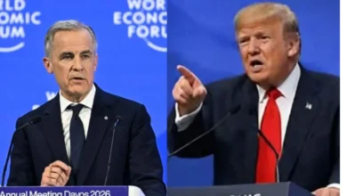 दावोस में तकरार के संकेत: कार्नी की टिप्पणी पर भड़के ट्रंप, बोले—कनाडा हमारी वजह से जिंदा 7 Photo of दावोस में तकरार के संकेत: कार्नी की टिप्पणी पर भड़के ट्रंप, बोले—कनाडा हमारी वजह से जिंदा