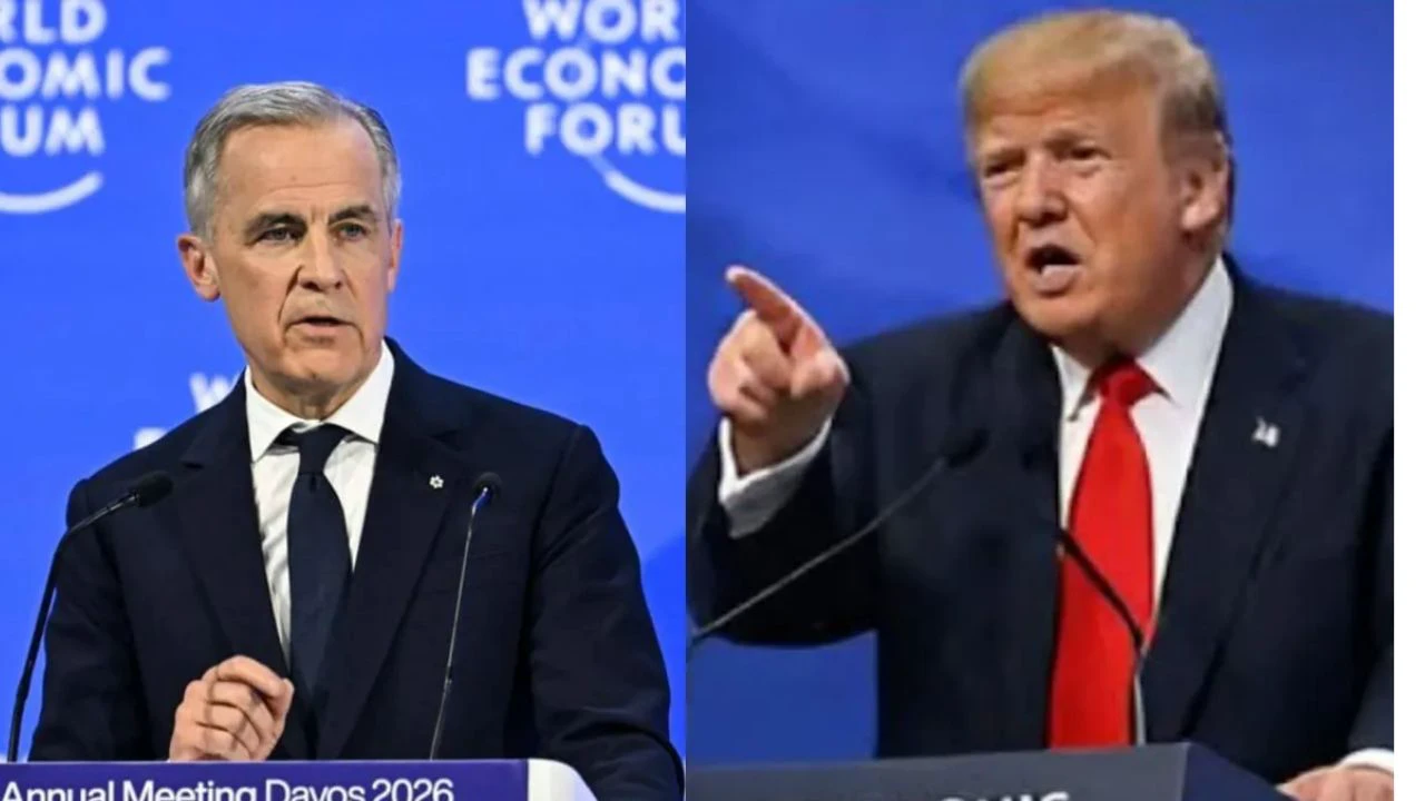 Signs of conflict in Davos: Trump lashed out at Carney's remarks, saying, "Canada is alive because of us."
