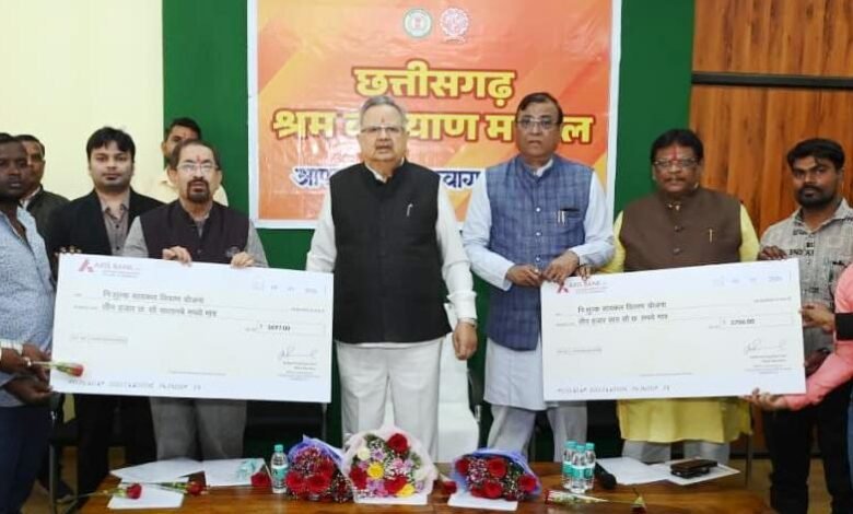 Labour welfare schemes have transformed the landscape, with over 6,000 families receiving 2.5 crore rupees in aid.