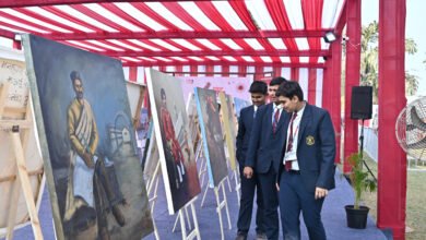Photo of रंगों में बसी छत्तीसगढ़ की आत्मा, रायपुर साहित्य उत्सव में चित्रकला ने मोहा मन
