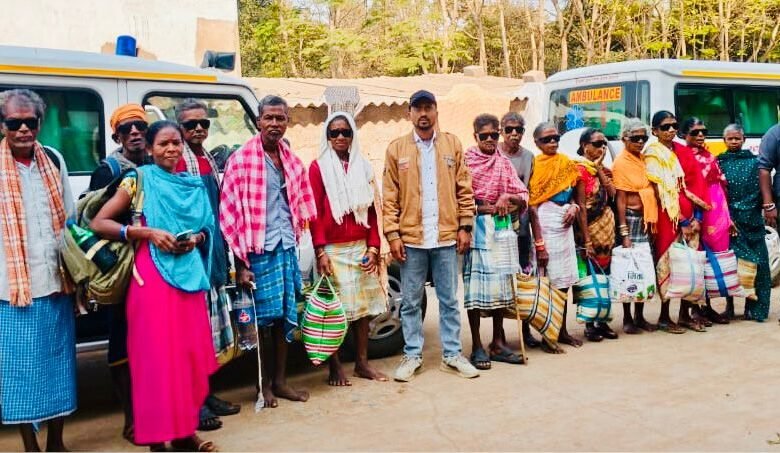 नक्सल प्रभावित सुकमा के दूरस्थ गांवों में लौटी रौशनी, 14 मोतियाबिंद मरीजों का सफल ऑपरेशन 1 Light returns to remote villages in Naxal-affected Sukma, 14 cataract patients undergo successful surgery